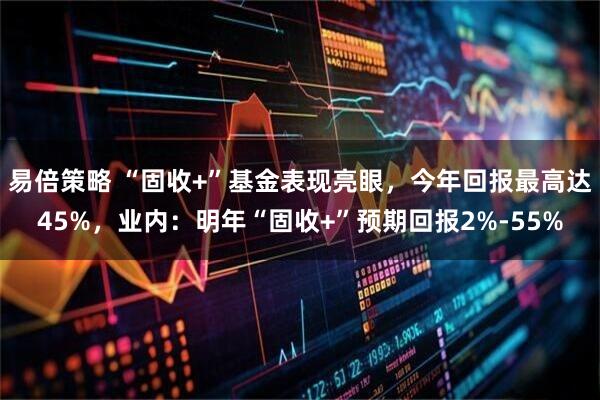 易倍策略 “固收+”基金表现亮眼，今年回报最高达45%，业内：明年“固收+”预期回报2%-55%
